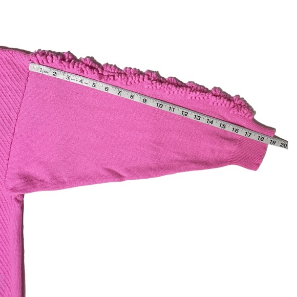 BARRIE | Cashmere Timeless Roll-Neck Jumper Pull Over Sweater Chanel Owned Pink - Picture 10 of 14